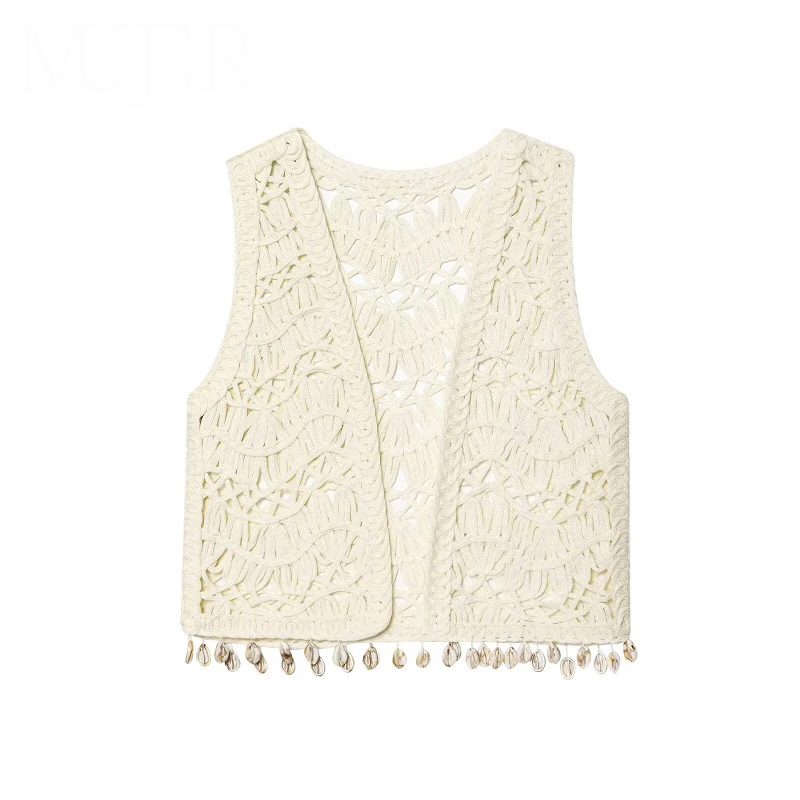 Shell Knit Vest Top