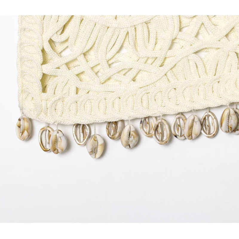 Shell Knit Vest Top