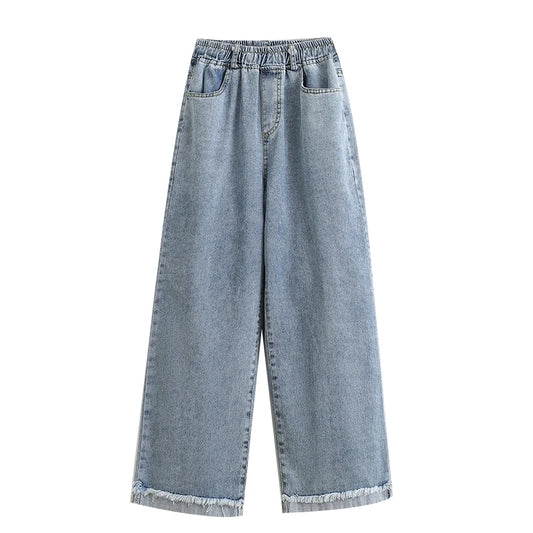 Woman's Oversized Hight Waist Wide Leg Jeans
