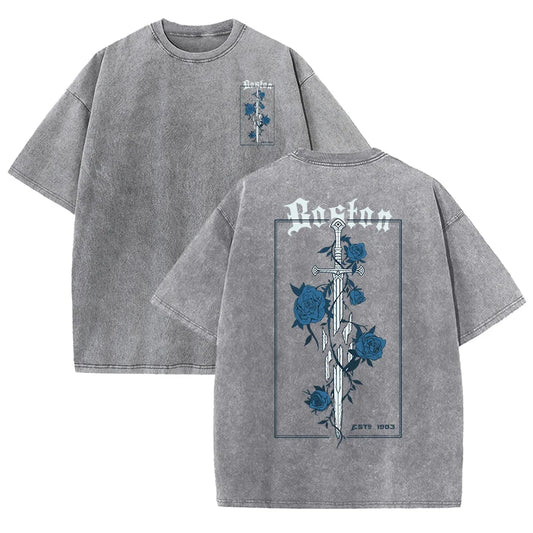 Rose and sword T-shirt