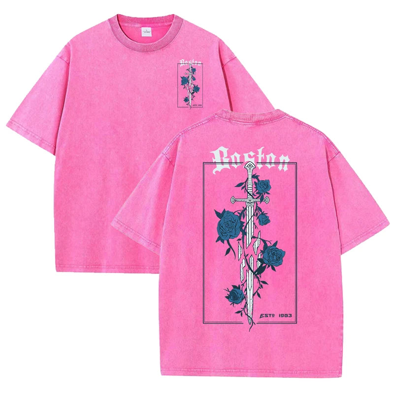 Rose and sword T-shirt